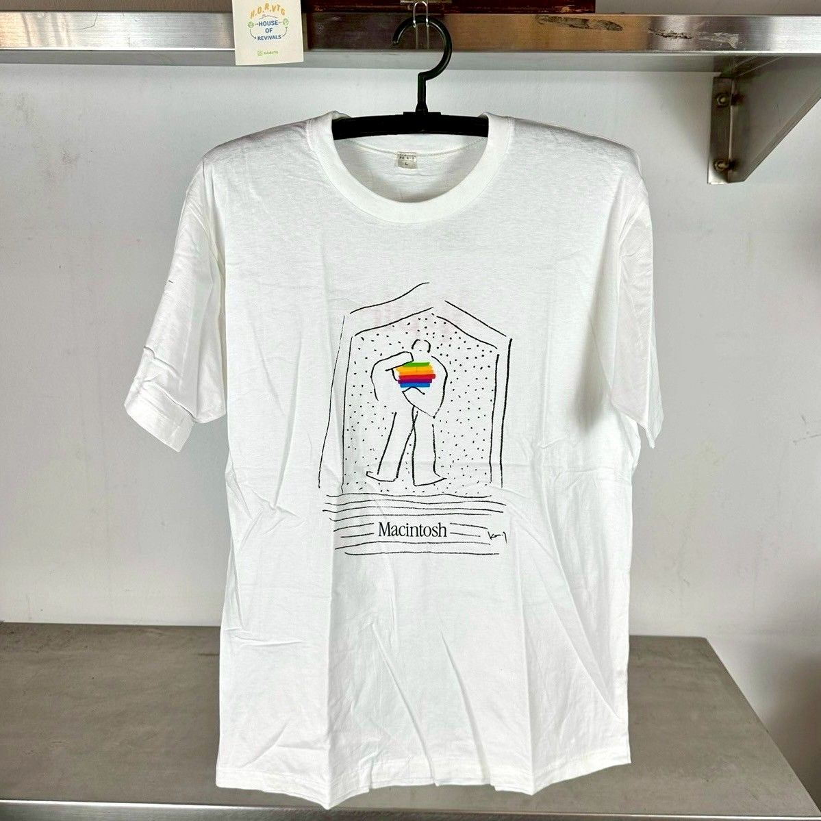 Vintage 90s Apple Macintosh Computer Promo Single Stitch T-shirt