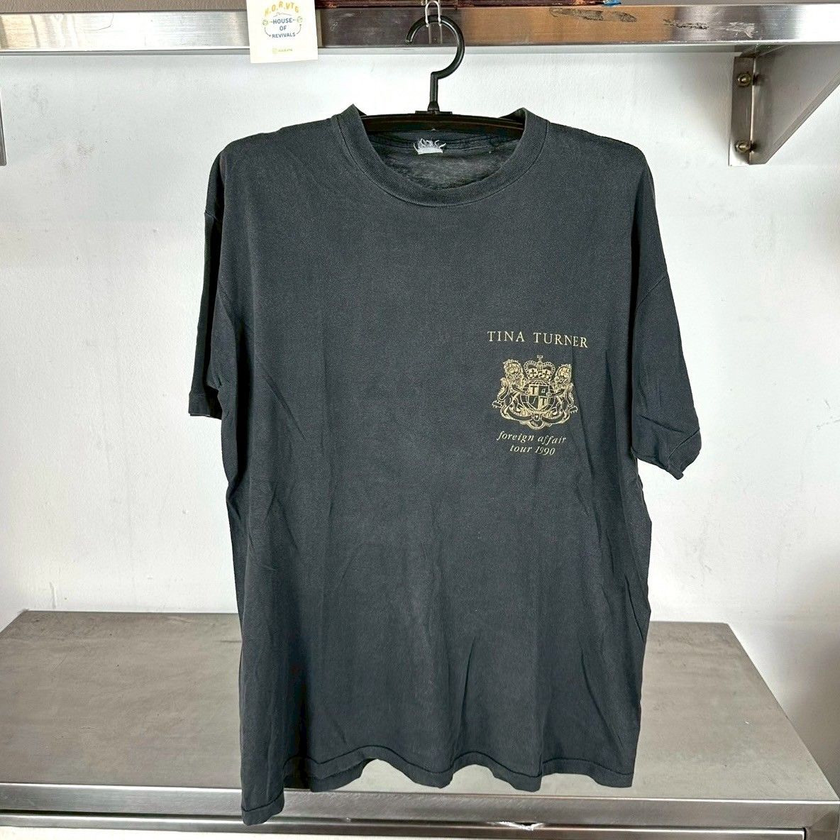 Vintage 1990 Tina Turner Foreign Affair Europe Tour Single Stitch XL T-Shirt