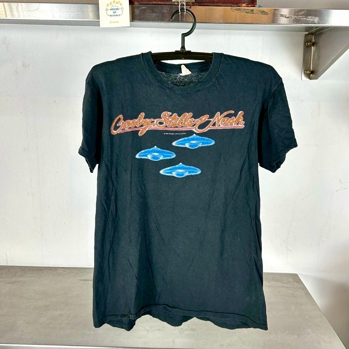 Vintage 1982 Crosby Stills and Nash Daylight Again Tour Single Stitch T-shirt