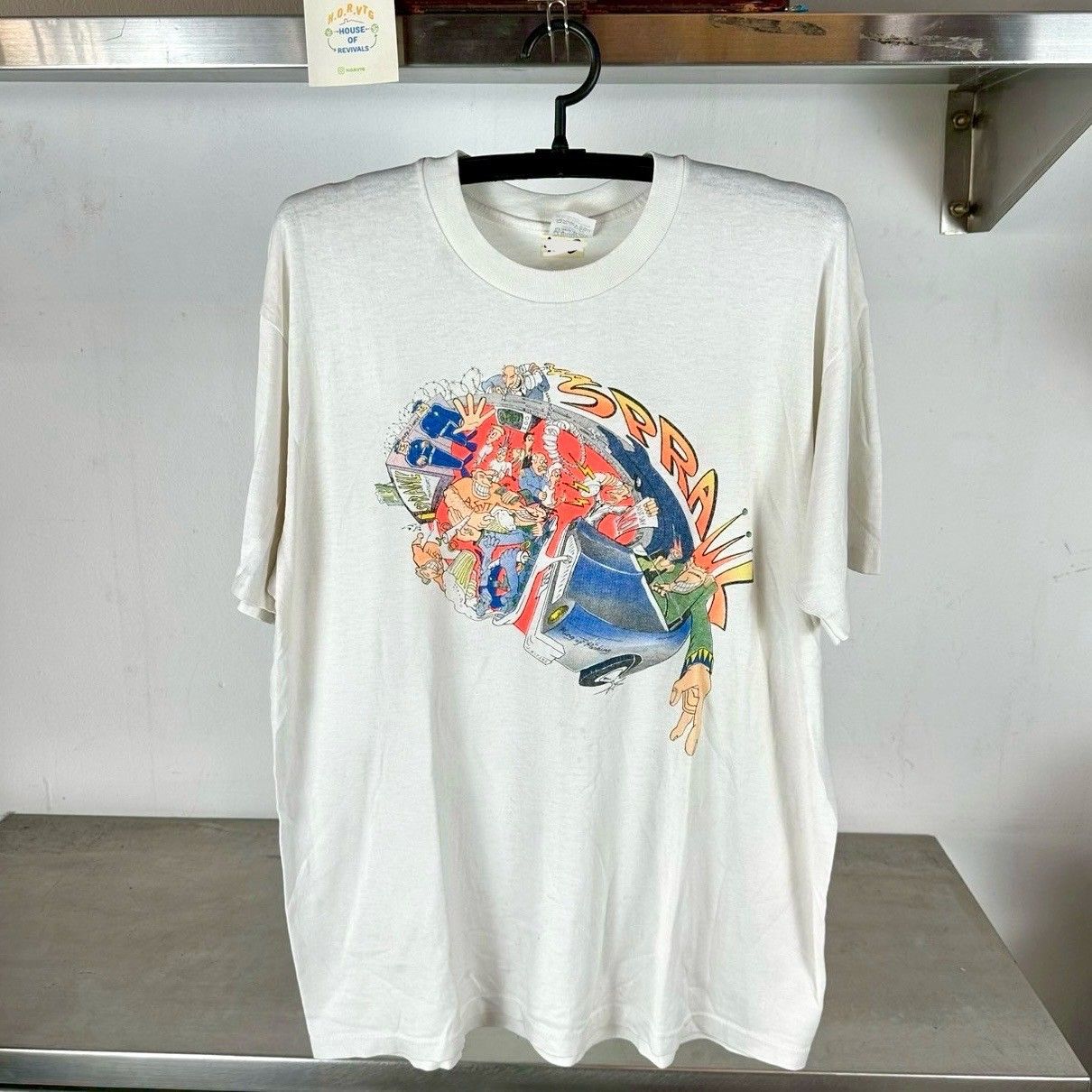 Vintage 90s Sprawl The Realm of the King of Parking Ska Punk Band XL T-shirt