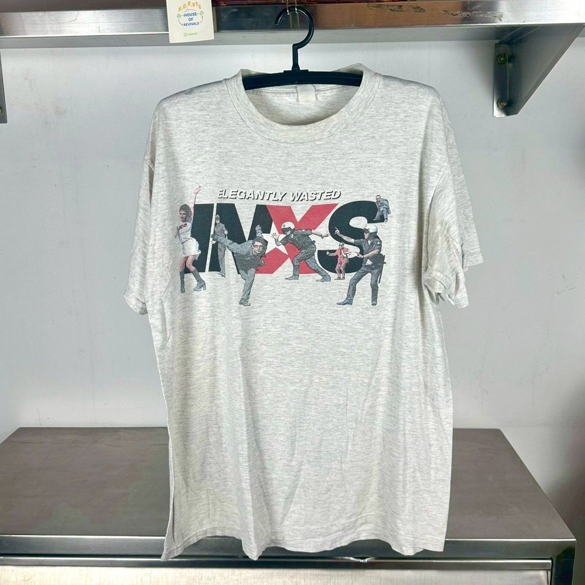 Vintage 90s INXS Elegantly Wasted Rock Band XL T-shirt
