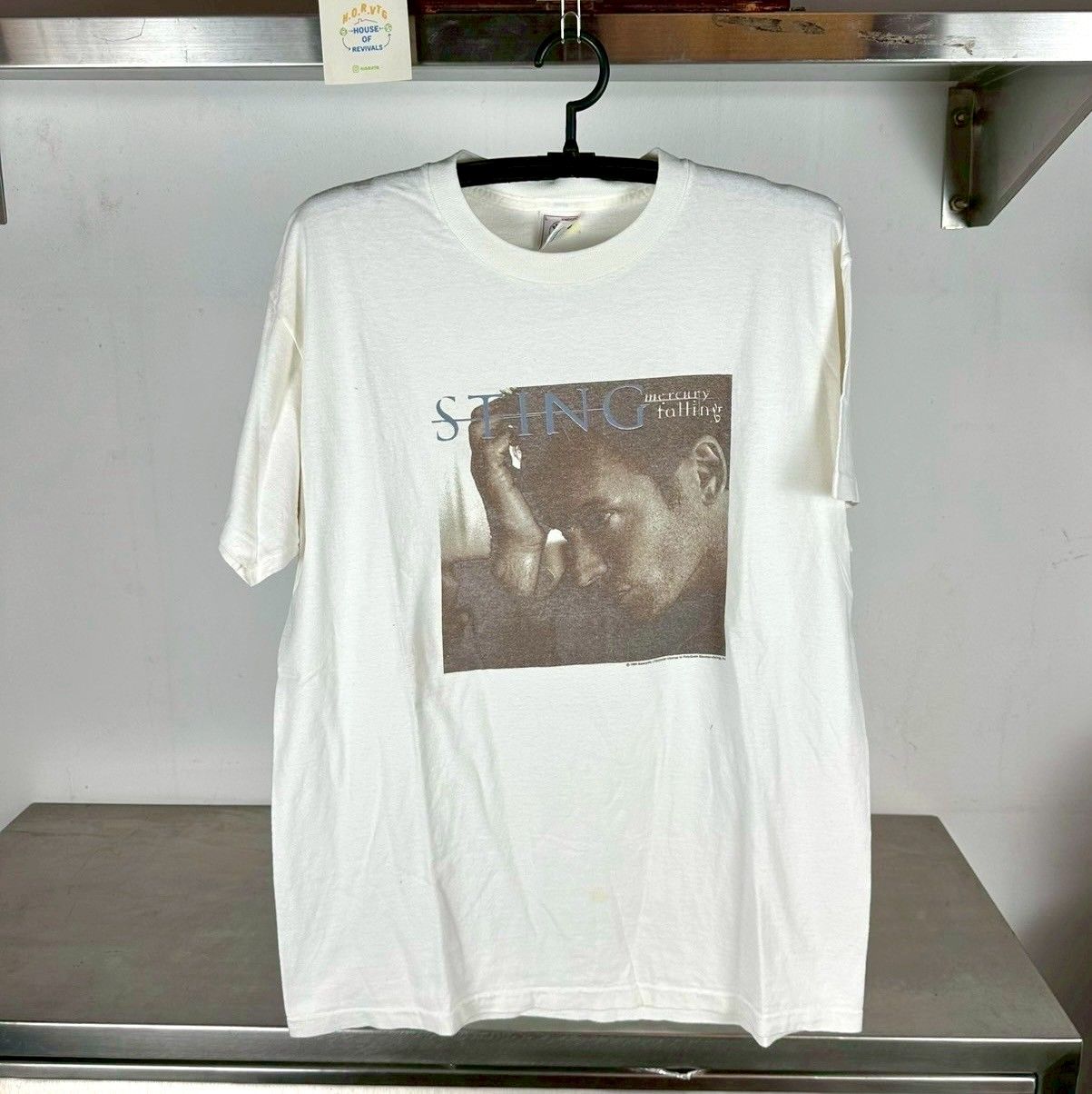 Vintage 1996 Sting Mercury Falling World Tour Large T-shirt