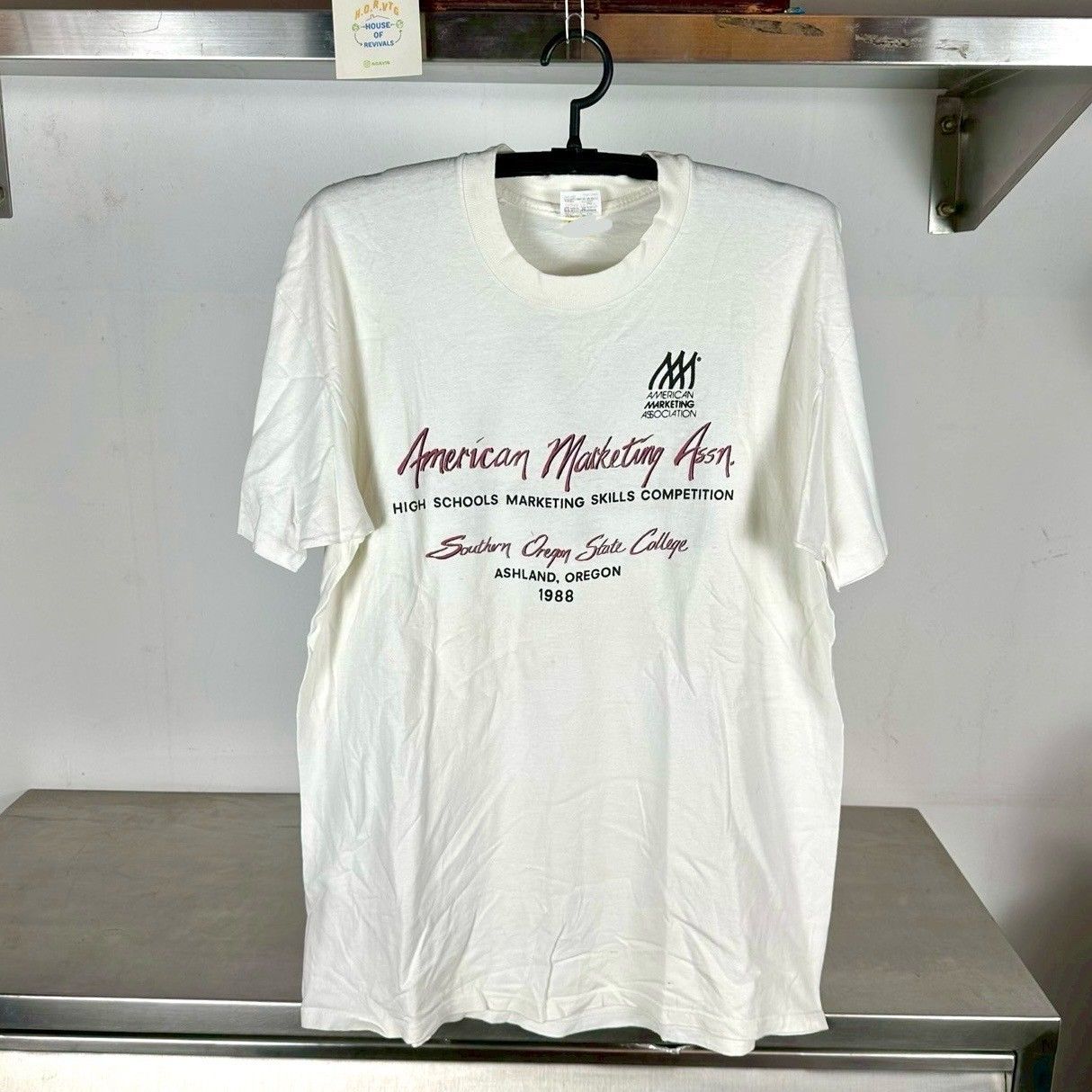 Vintage 1988 McDonald&#39;s American Marketing Association XL single stitch T-shirt