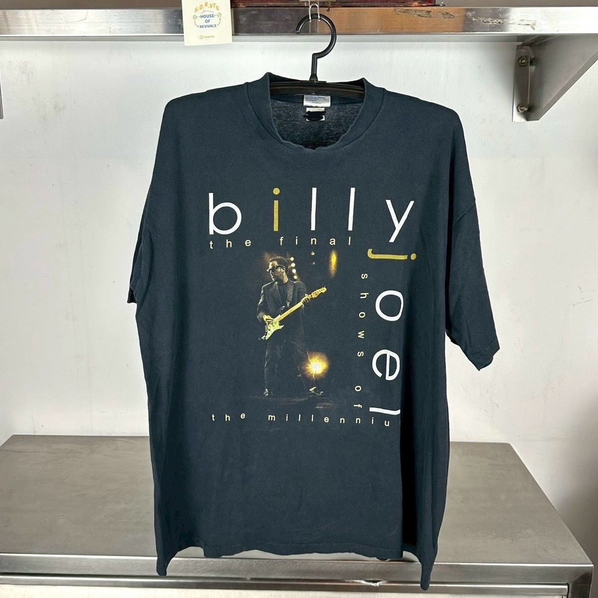 Vintage 2000 Billy Joel The Final Shows of the Millenium Tour XL single stitch T-shirt