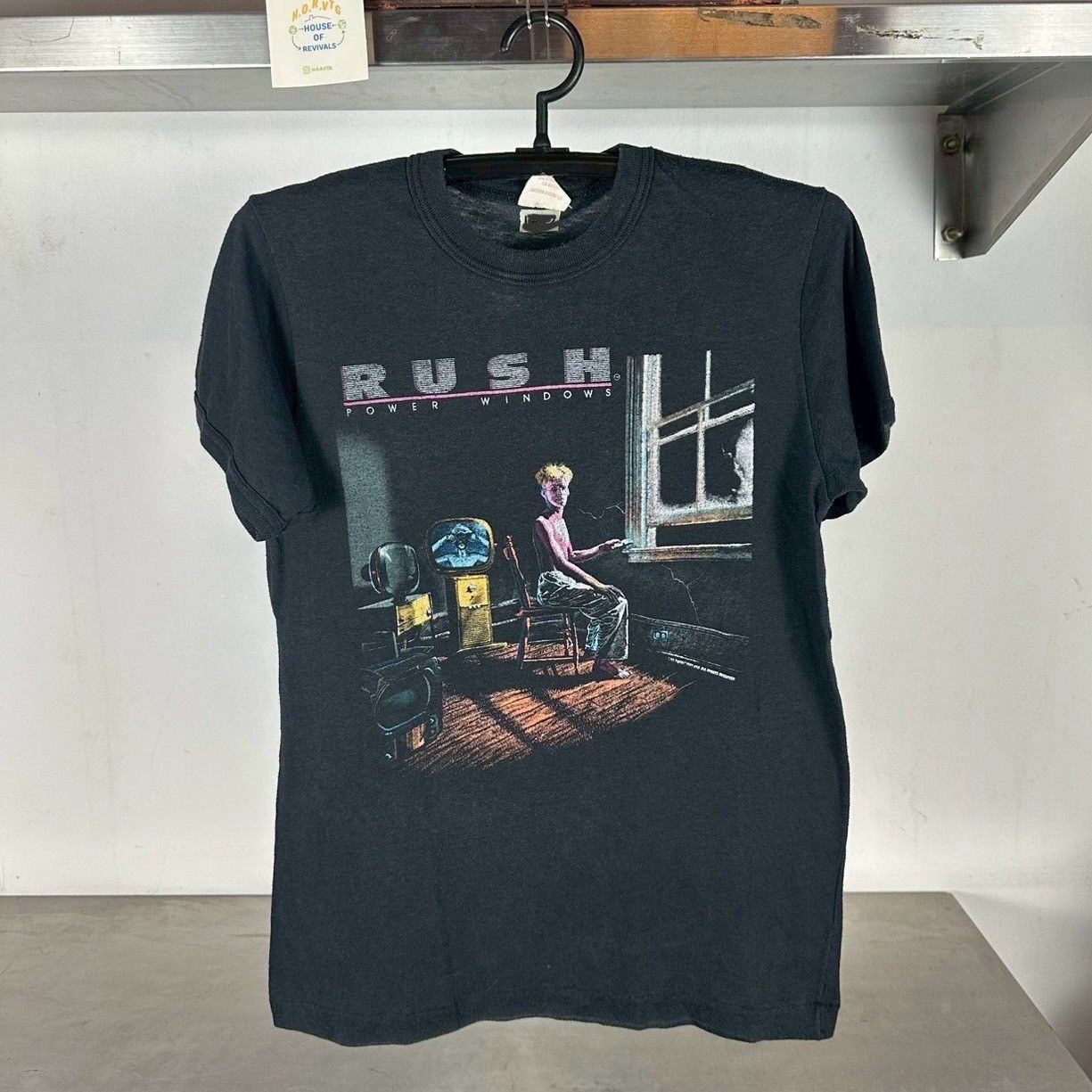​Vintage 1985/86 Rush Power Windows Tour Rock Band single stitch T-shirt