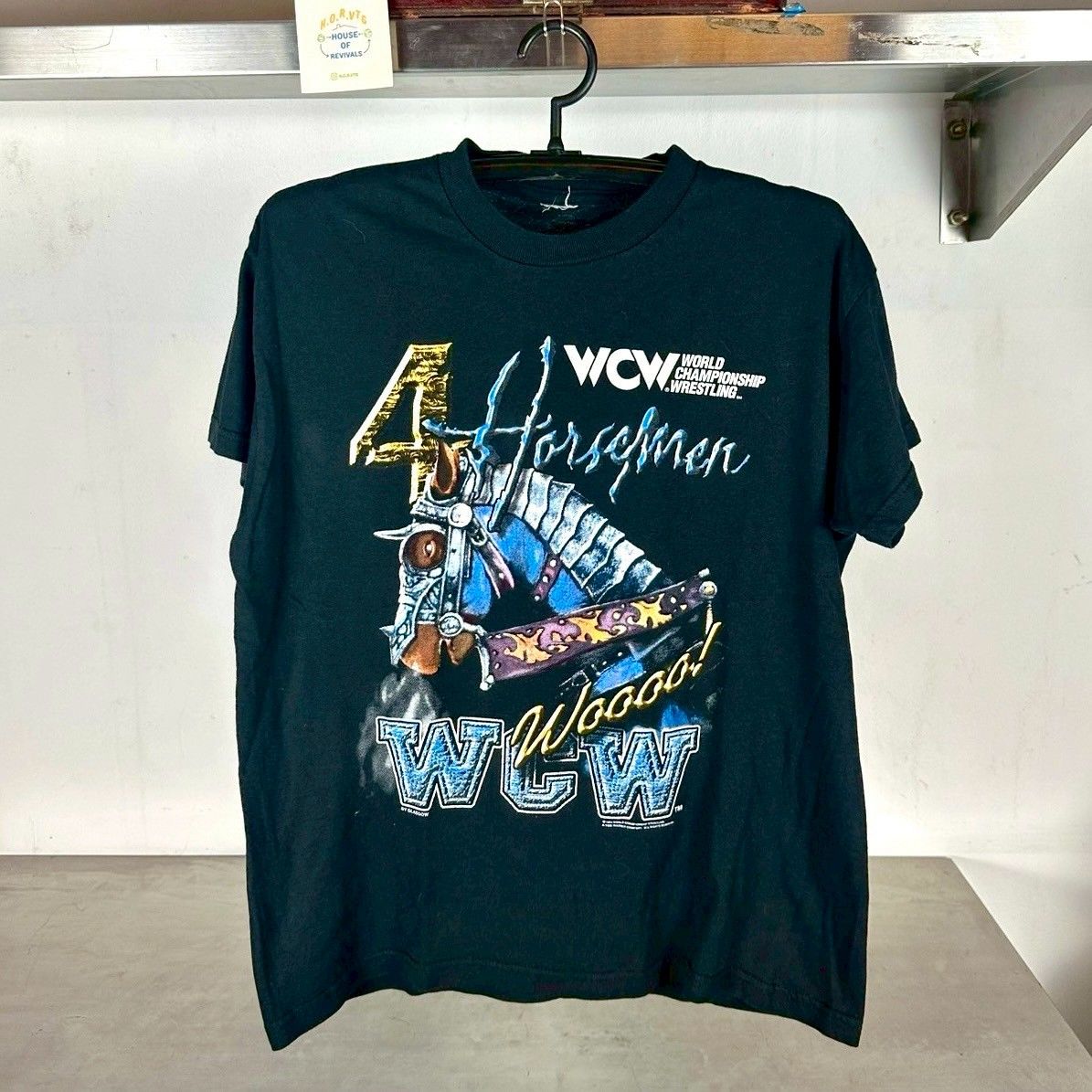 ​Vintage 90s Ric Flair 4Horsemen WCW Wrestling T-Shirt