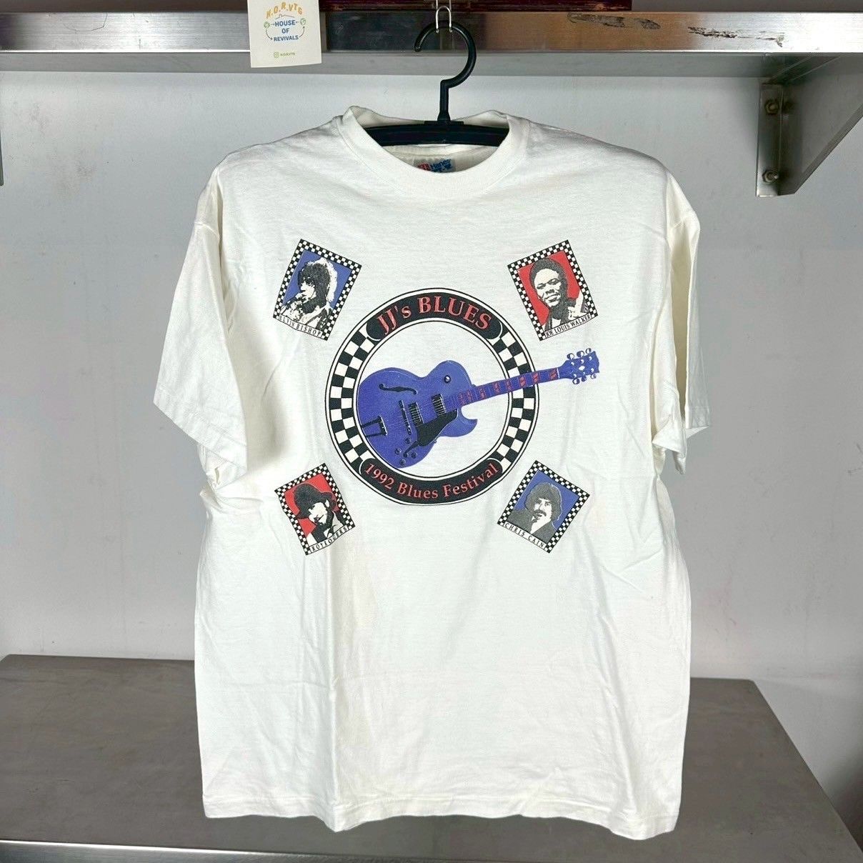 ​Vintage 1993 6th Annual Blues Festival Kiss Your Blues Away Promo Single Stitch T-shirt