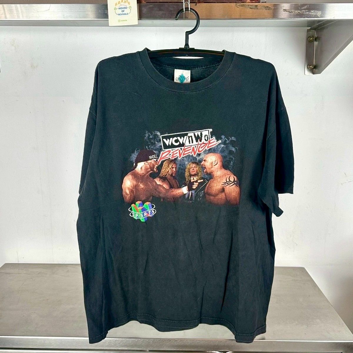 Vintage 1998 WCW NWO Revenge Nintendo Sports Promo T-shirt