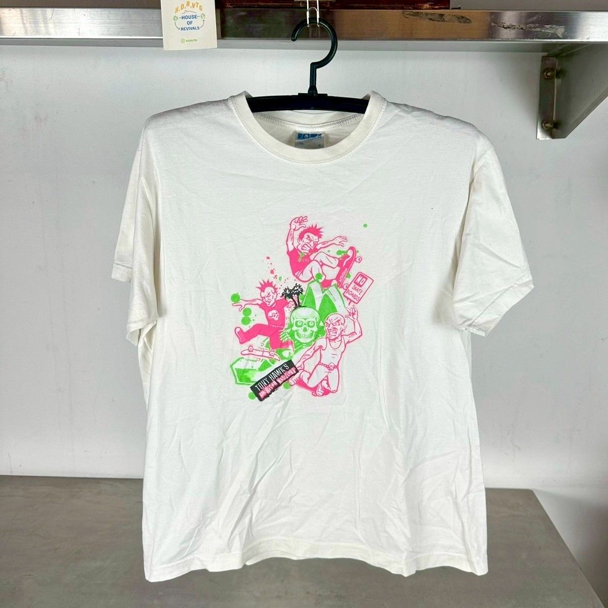 ​Vintage 2005 Tony Hawk&#39;s American Wasteland Activision Video Game Promo T-shirt