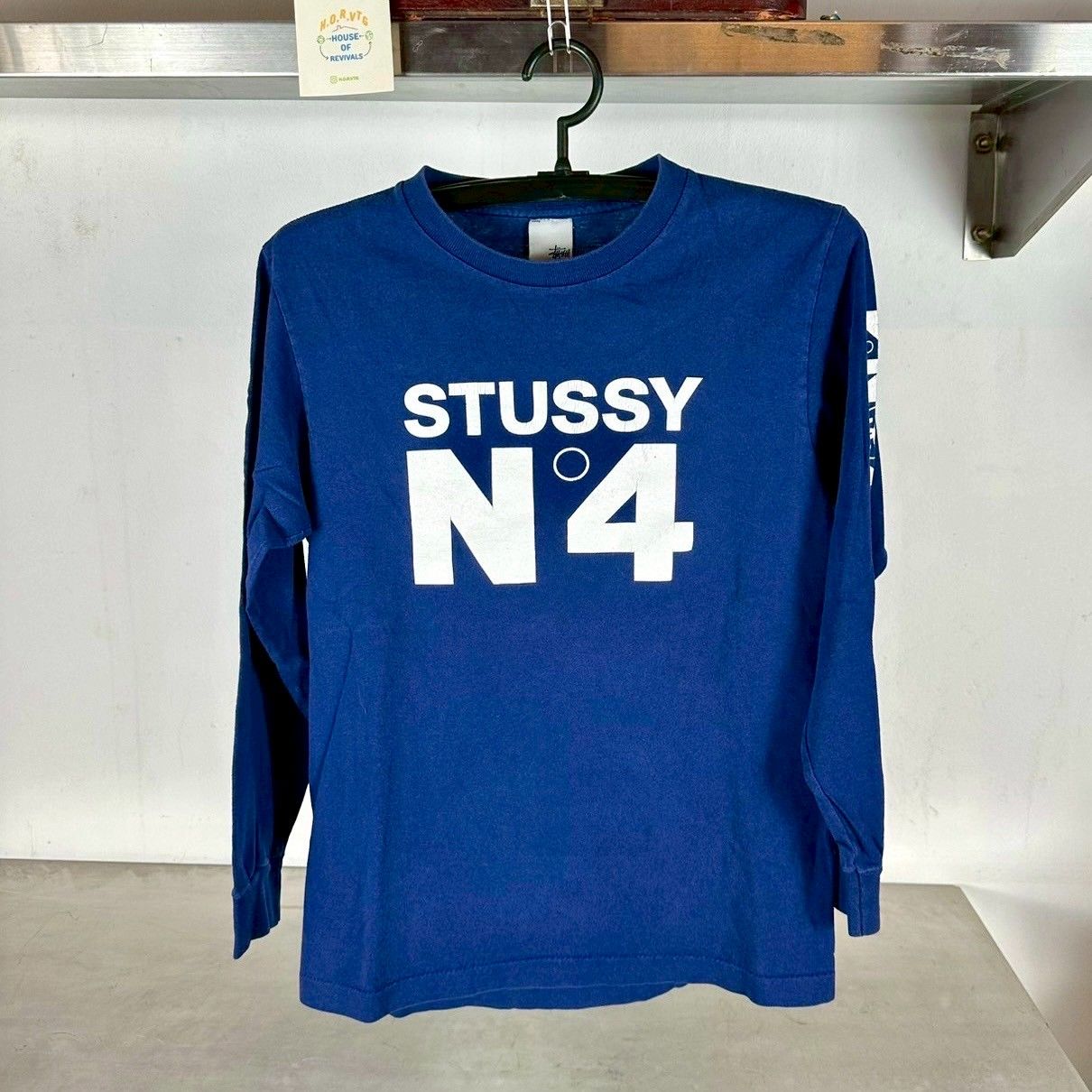 ​Vintage 90s Stussy N4 Made in USA Longsleeves T-shirt