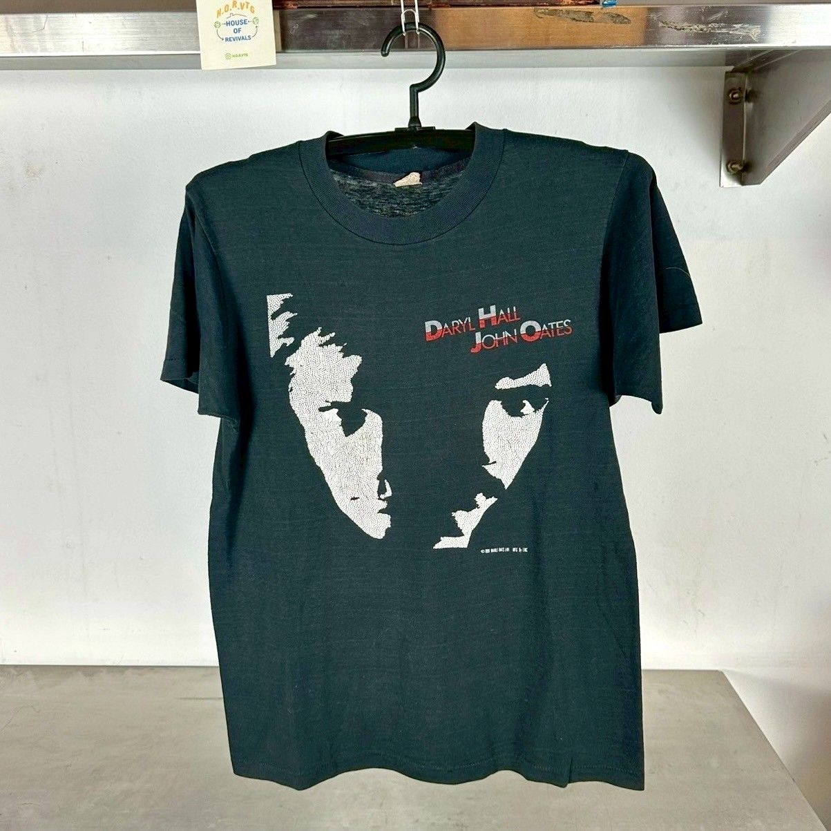 ​Vintage 1982 Daryl Hall &amp; John Oates Private Eyes Tour Rock Duo Single Stitch T-Shirt