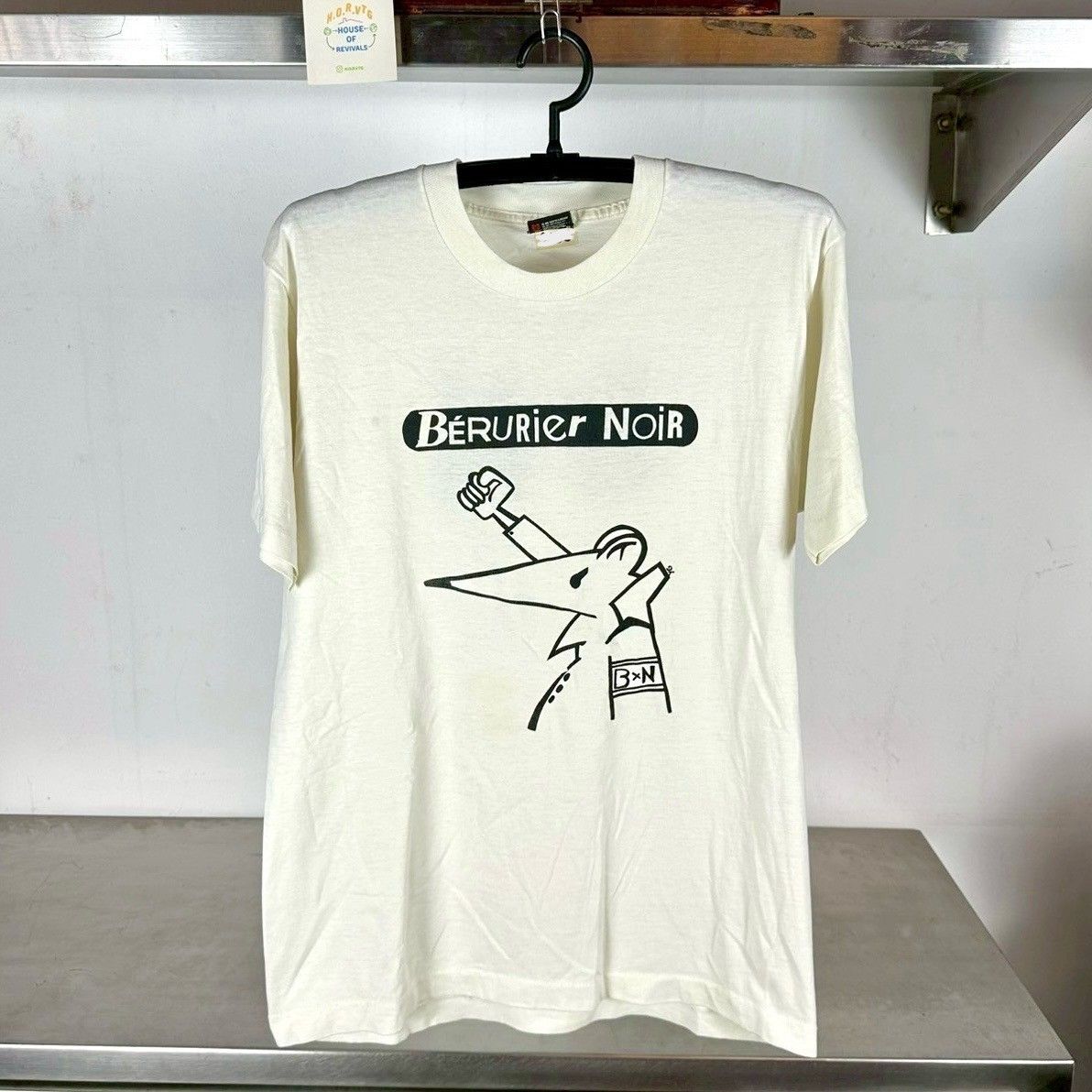 ​Vintage 90s Berurier Noir French Punk Rock Band Single Stitch T-Shirt