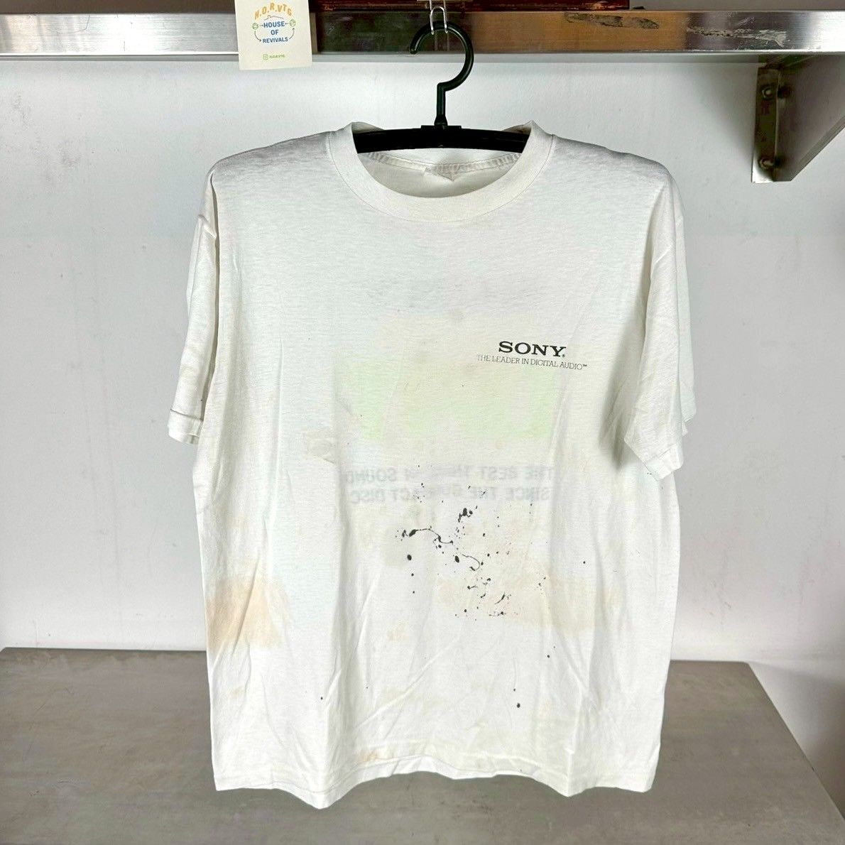 ​Vintage 80s Sony DAT Digital Audio Promo T-Shirt