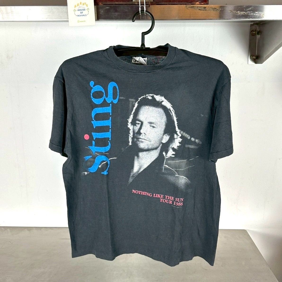 ​Vintage 1988 Sting Nothing Like the Sun Tour Promo Large Single Stitch T-shirt