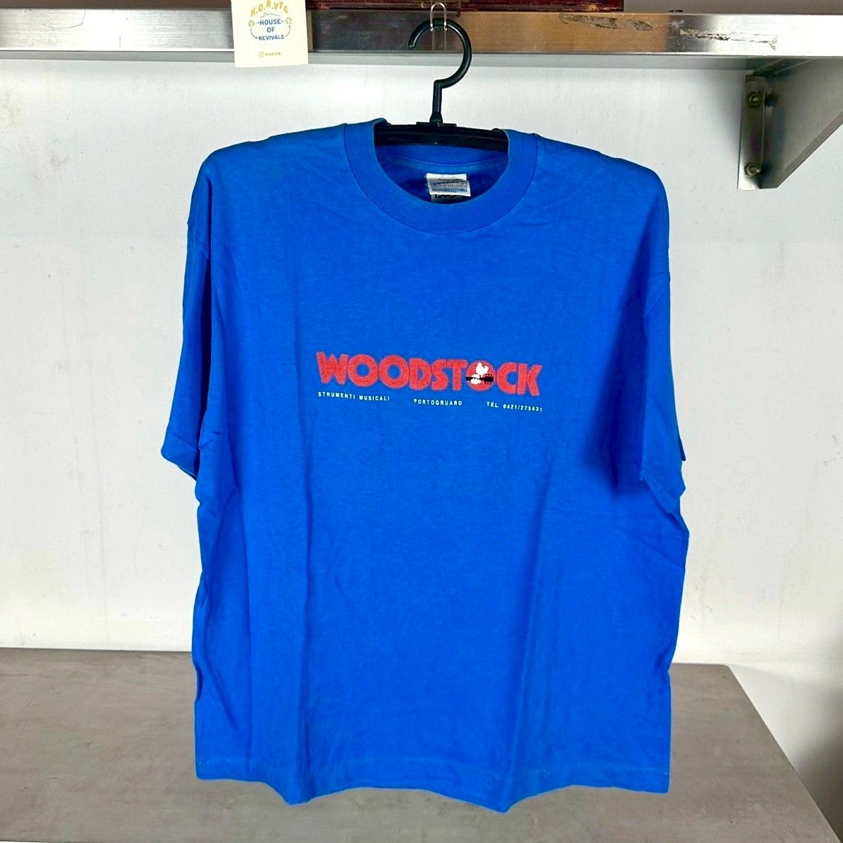​Vintage 90s Woodstock Music Festival Promo Large Single Stitch T-Shirt