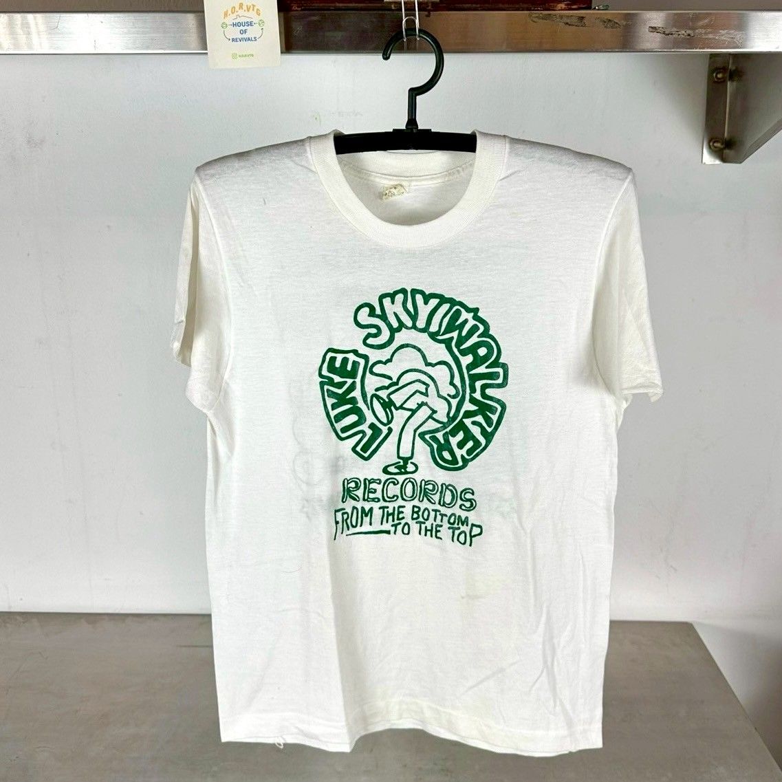 ​Vintage 80s Luke Skywalker Records 2 Live Crew Rap Hip Hop Label Single Stitch T-Shirt
