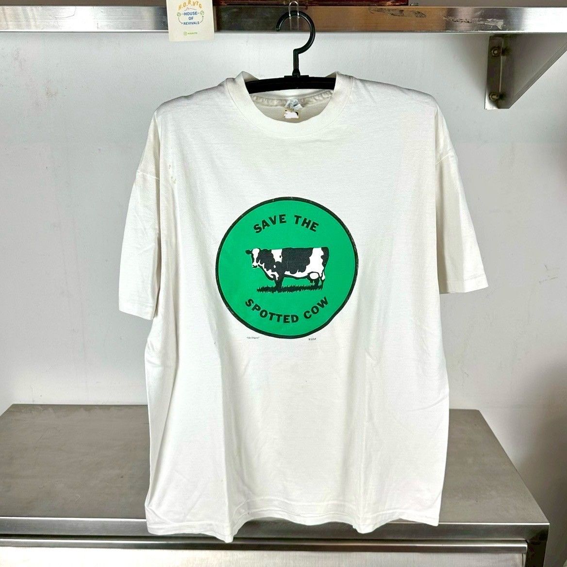 ​Vintage 90s Save The Spotted Cow The Original WSDF Artwork XL T-Shirt