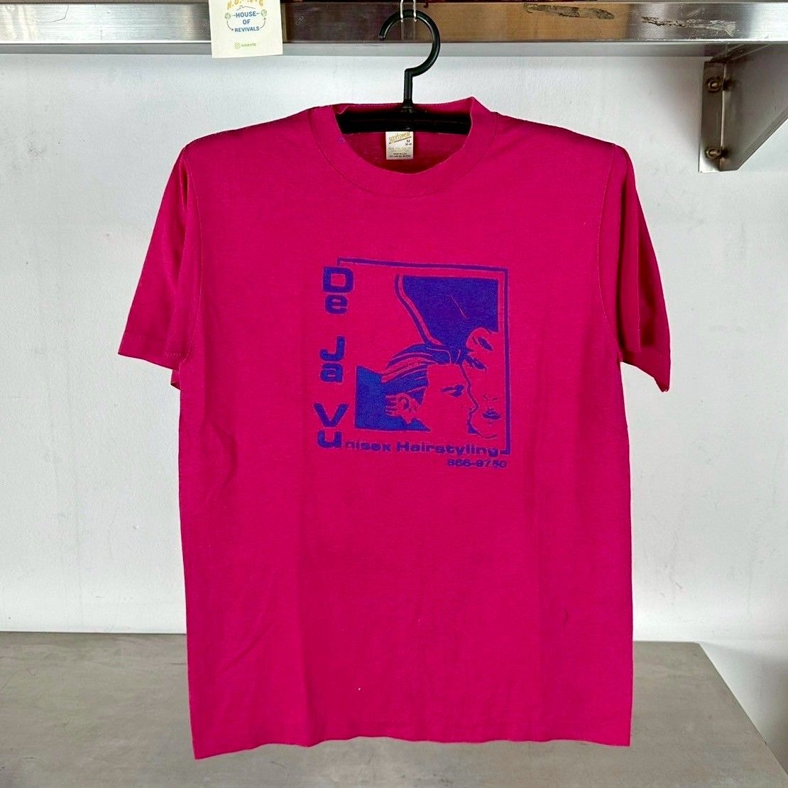 ​Vintage 80s De Ja Vu Unisex Hairstyling Promo Medium Single Stitch T-Shirt