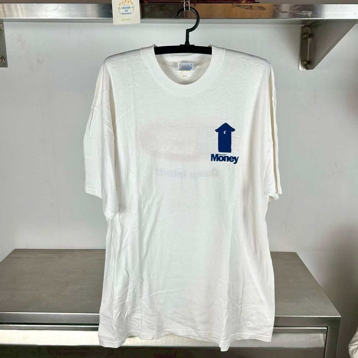 ​Vintage 90s Microsoft Money Computer Program Promo XL T-Shirt