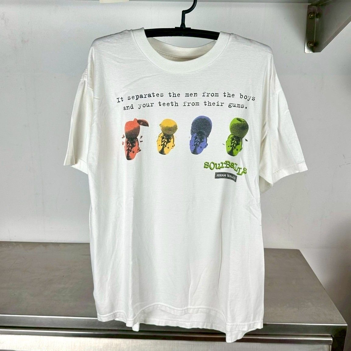 ​Vintage 90s Sourballs Candy Promo Artwork XL Single Stitch T-Shirt