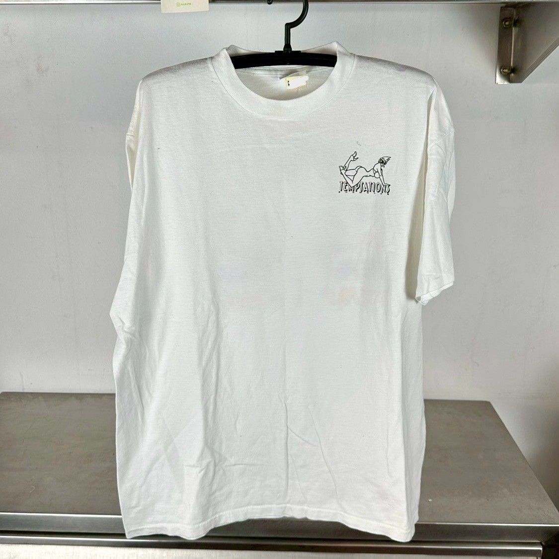 ​Vintage 90s Temptations Cabaret Strip Club Promo XL Single Stitch T-Shirt