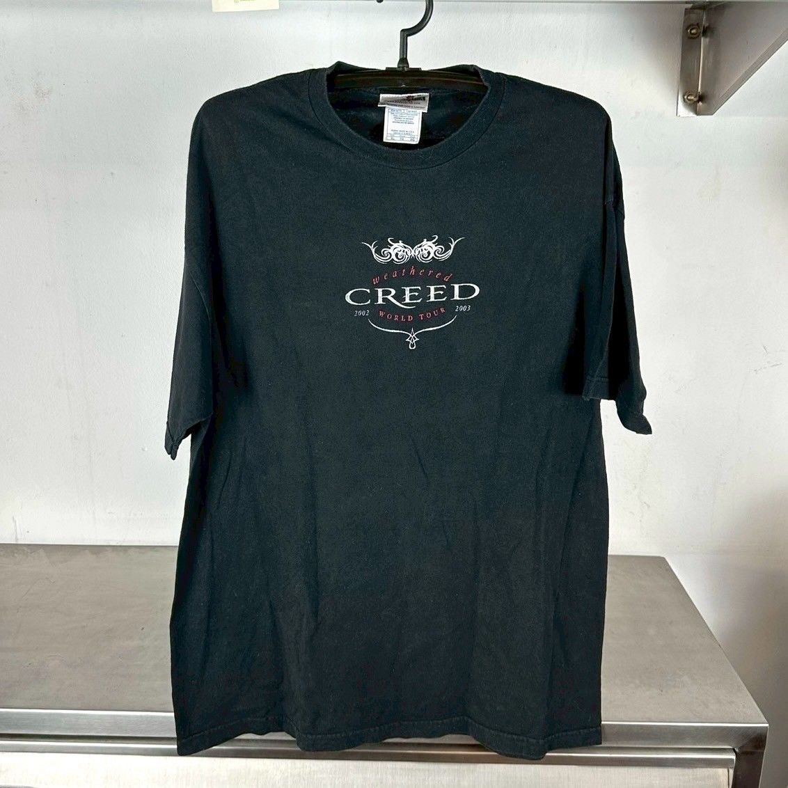 ​​​Vintage 2003 Creed Weathered World Tour Rock Band XL T-Shirt