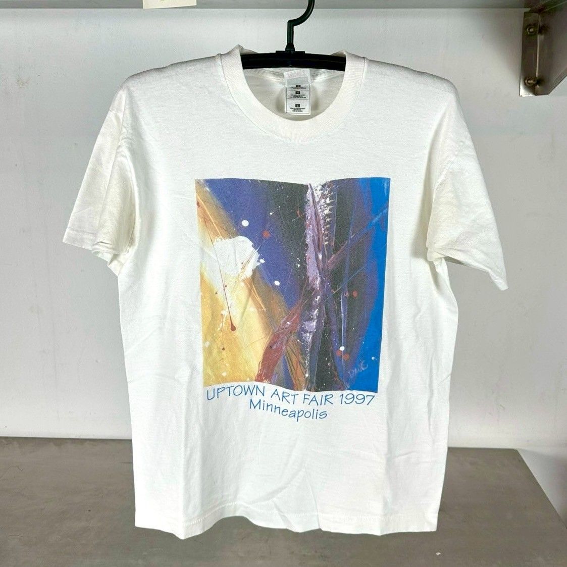 ​​​Vintage 1997 Uptown Art Fair Minneapolis Artwork Single Stitch T-Shirt