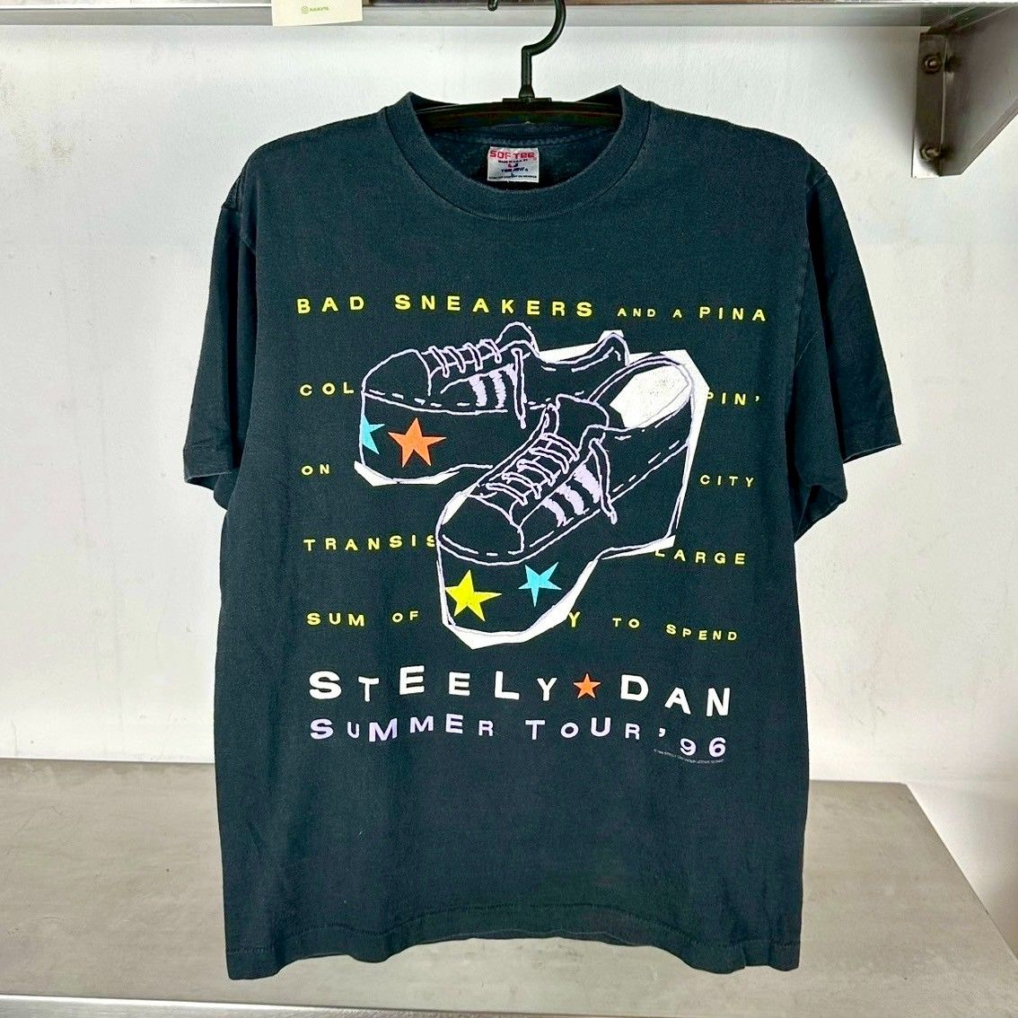 ​​Vintage 1996 Steely Dan Bad Sneakers Summer Tour Large Single Stitch T-Shirt