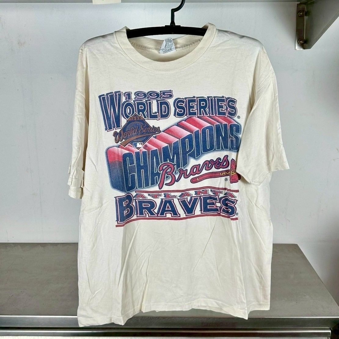 ​Vintage 1995 Atlanta Braves World Series Champions MLB T-Shirt