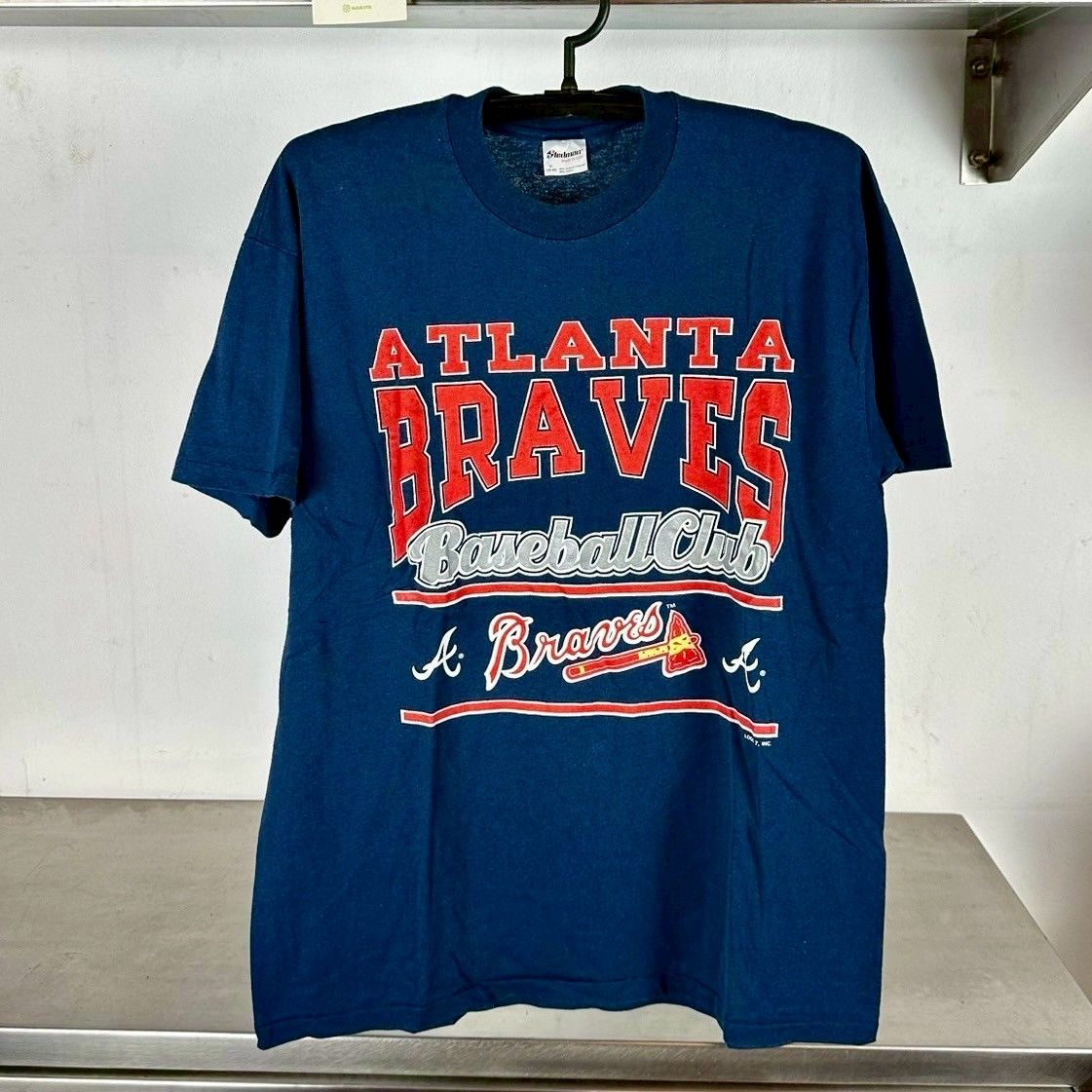 Vintage 90s Atlanta Braves Baseball Club MLB T-shirt