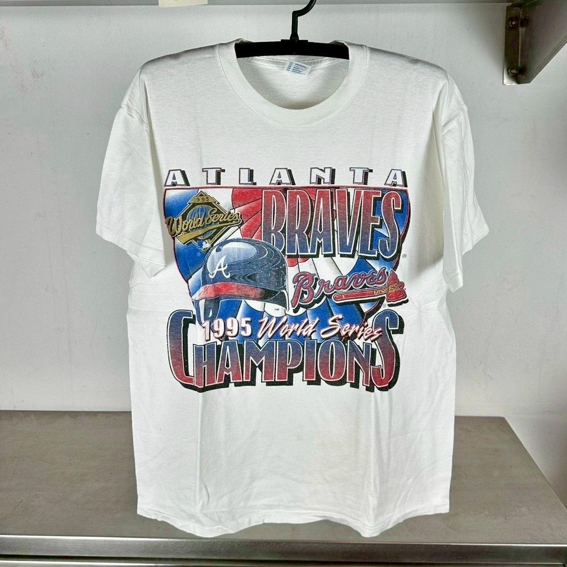 ​Vintage 1995 Atlanta Braves World Series Champions MLB T-shirt
