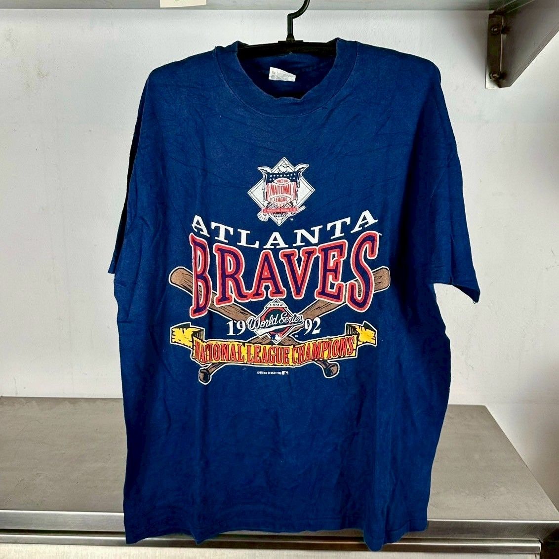 ​Vintage 1992 Atlanta Braves National League Champions MLB T-shirt