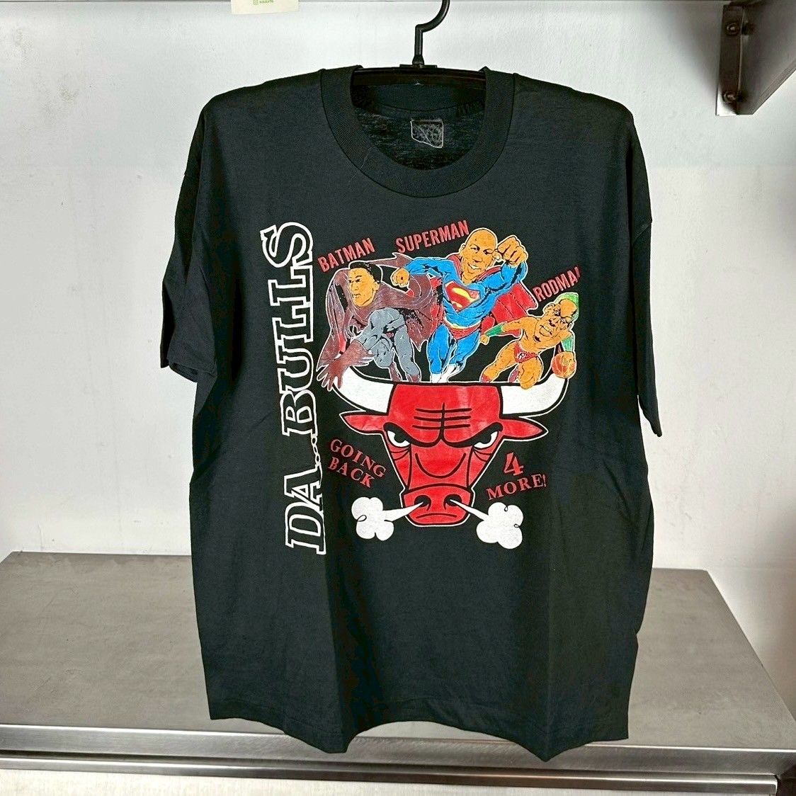 ​Vintage 90s Chicago Bulls Da Bulls Superhero Rap NBA T-shirt