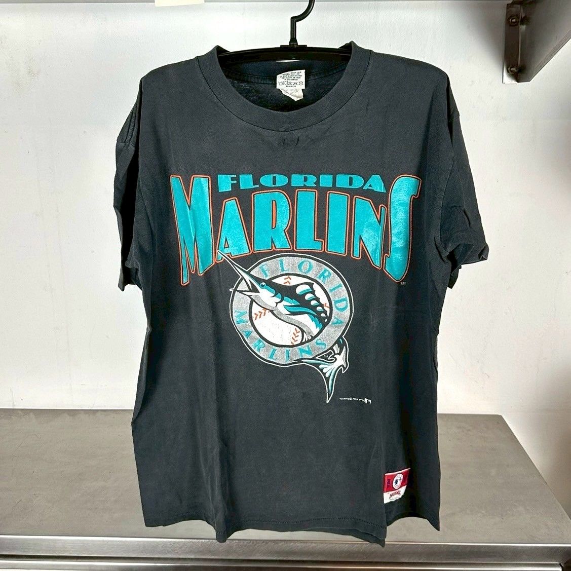 ​Vintage 1991 Florida Marlins Baseball MLB Nutmeg T-shirt