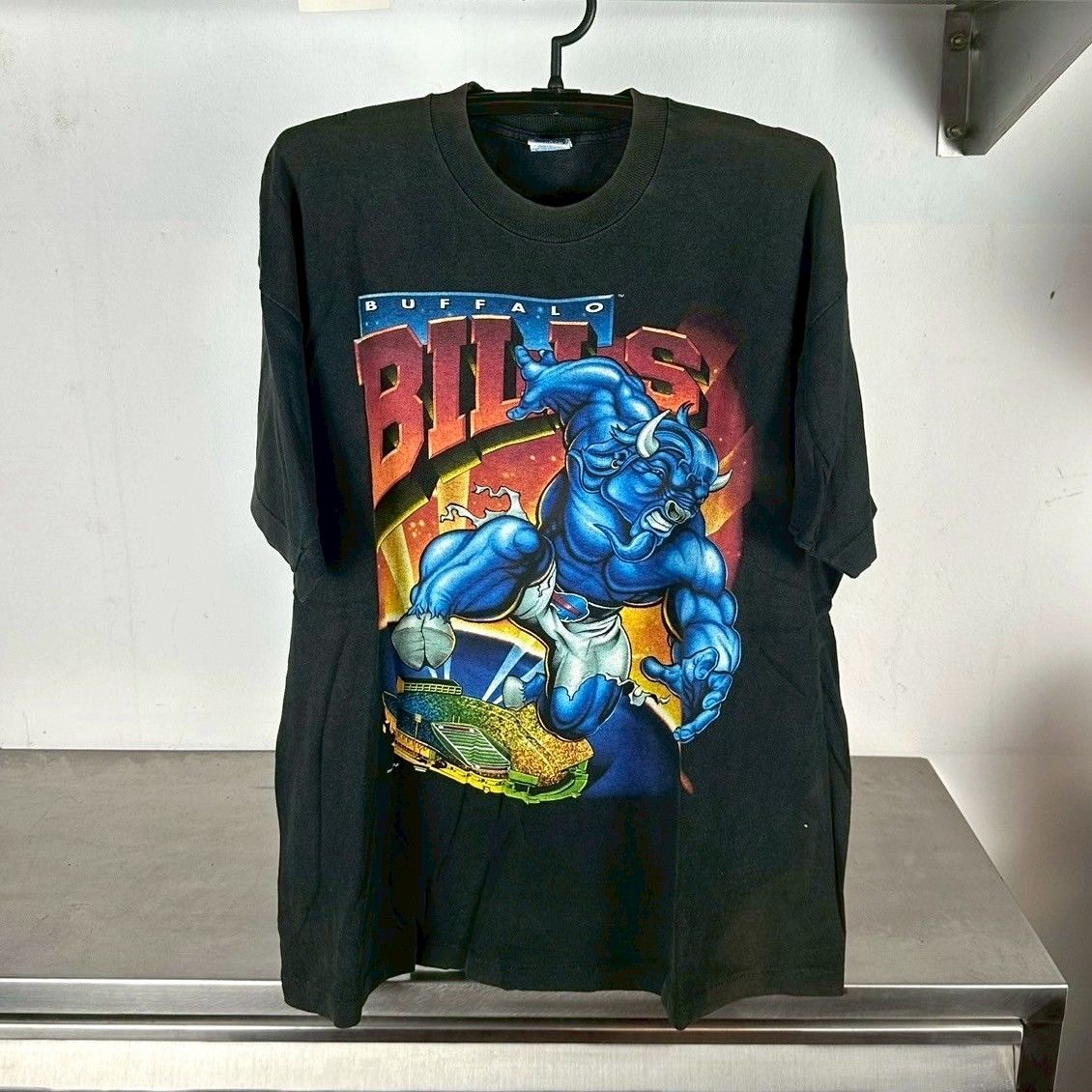 ​Vintage 1994 Buffalo Bills Salem Superhero NFL T-shirt