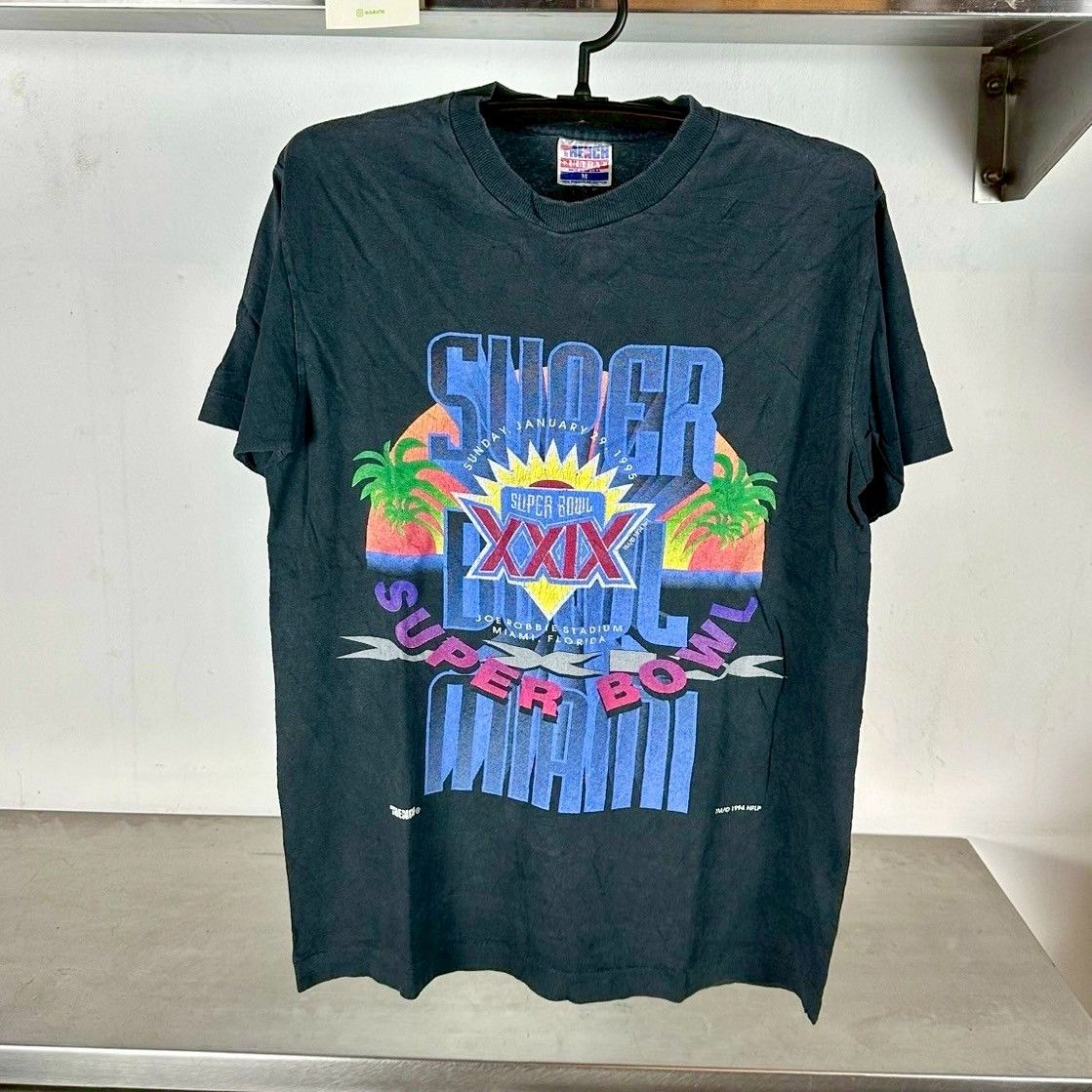 ​​Vintage 1995 NFL XXIX Miami Super Bowl Promo T-shirt