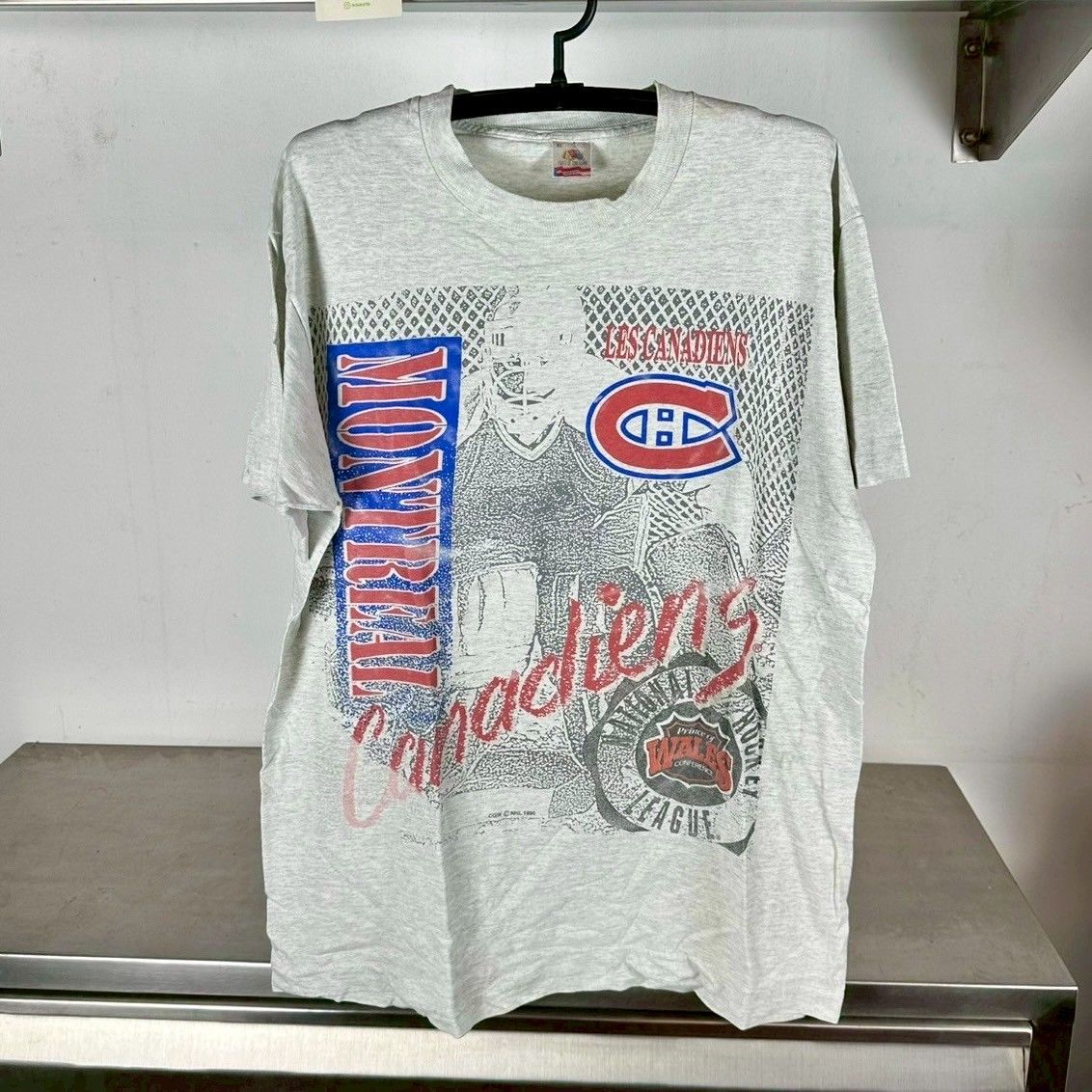 ​Vintage 1990 Montreal Canadiens Hockey NHL T-shirt