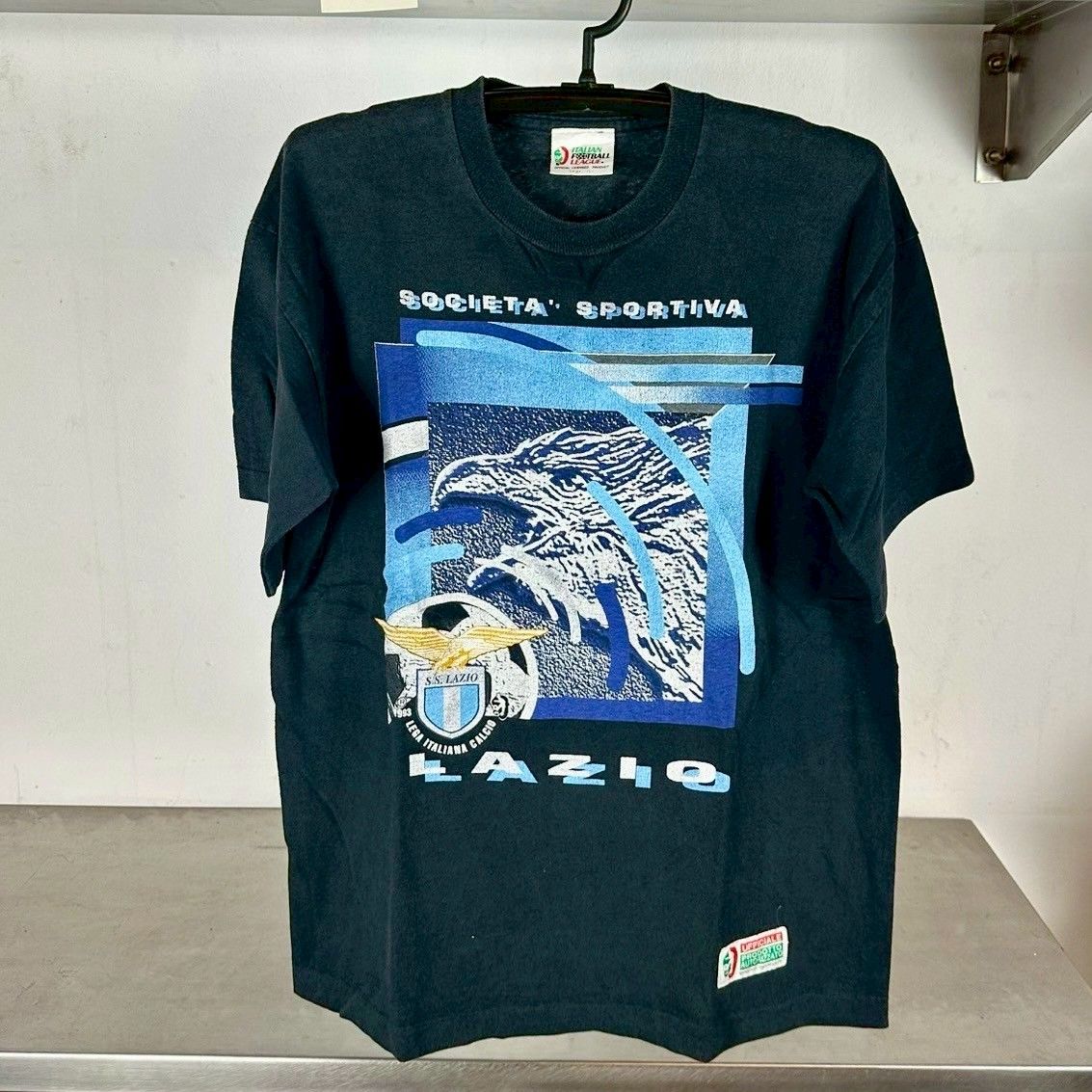 ​Vintage 1993 S.S. Lazio Italian Serie A Soccer Team T-shirt