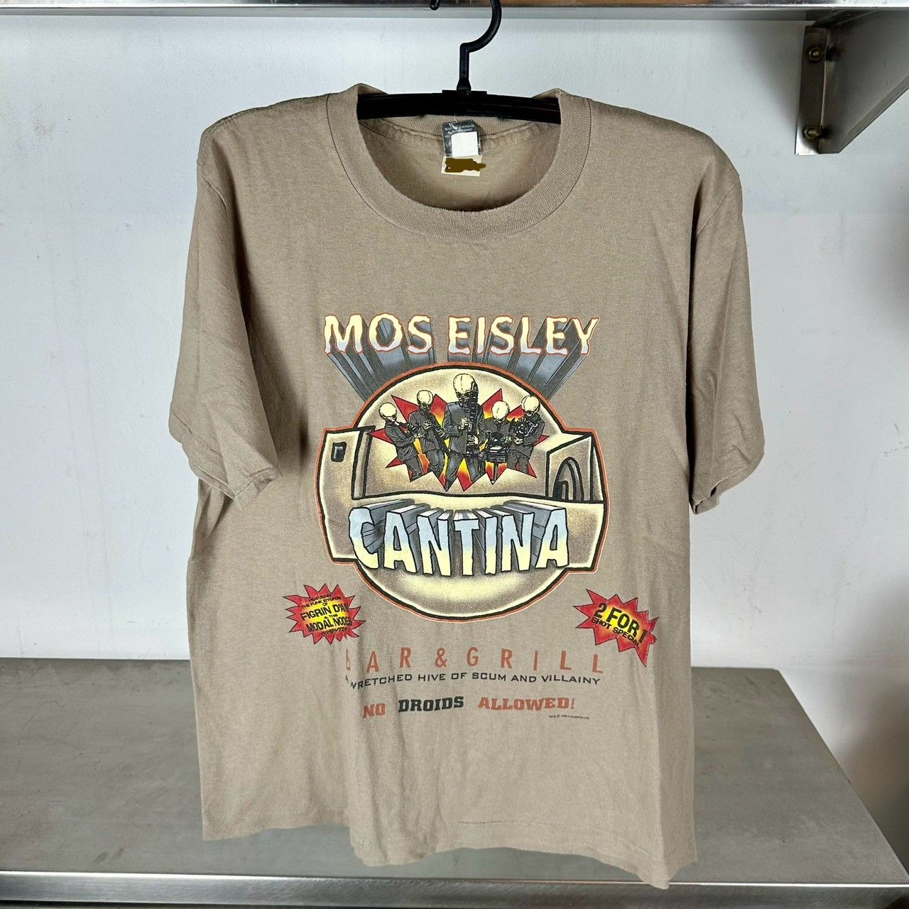 ​​​​​​​​​Vintage 1996 Star Wars Mos eisley Cantina Promo T-shirt