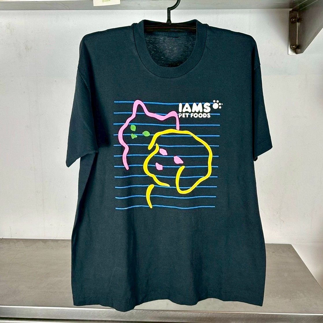 ​Vintage 90s I Ams Pet Foods Artwork Promo T-shirt