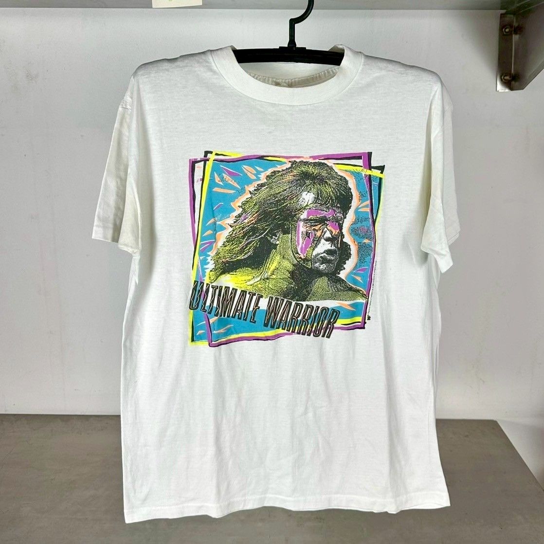 ​Vintage 1990 Ultimate Warrior WF Wrestling WWF Promo T-shirt