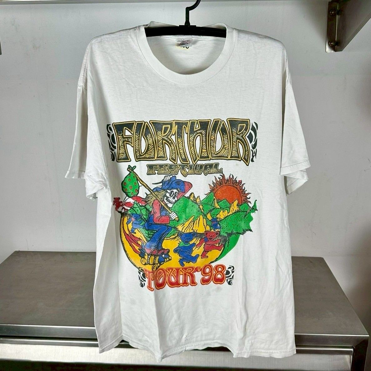 ​Vintage 1998 Furthur Festival Grateful Dead Concert Promo T-shirt