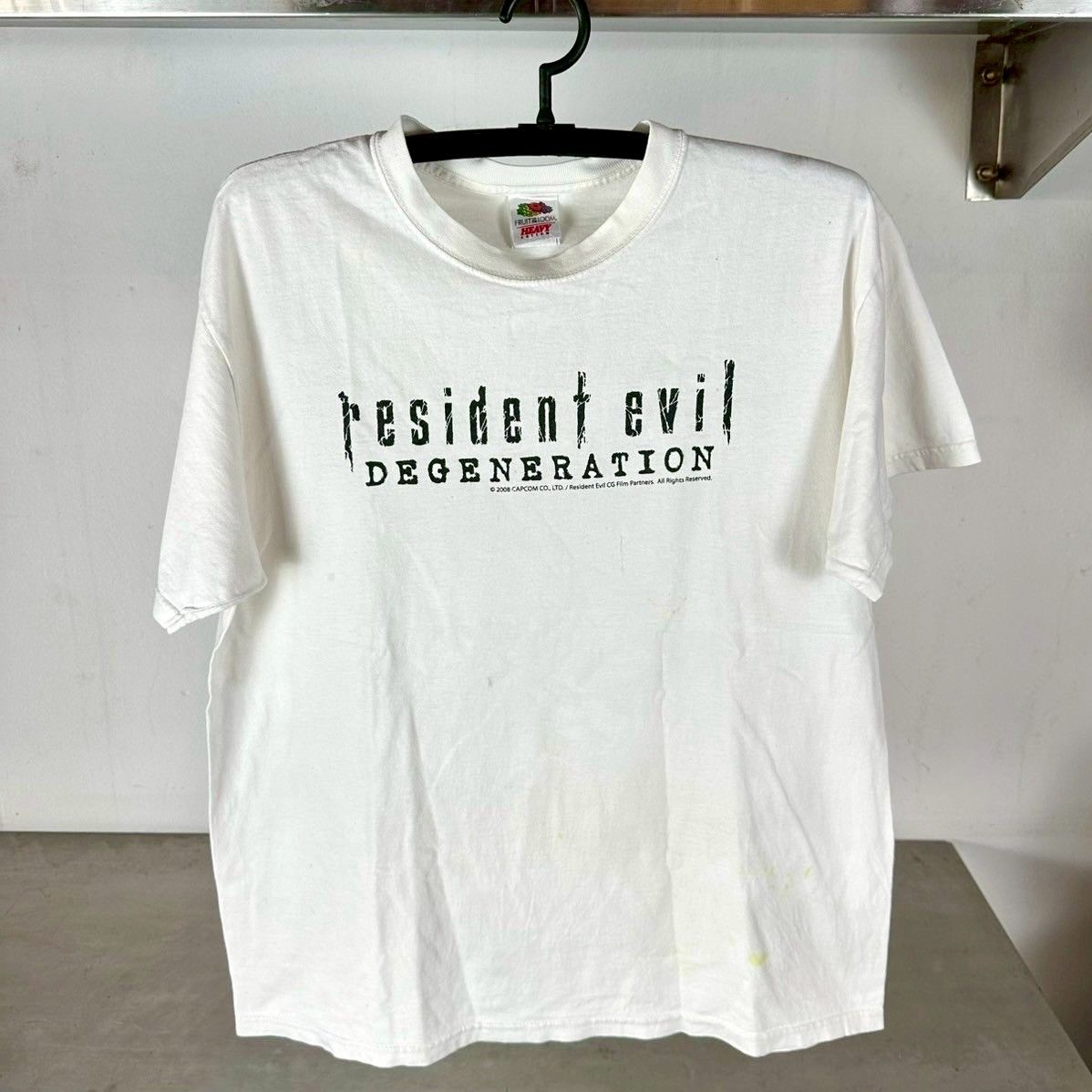 ​2008 Resident Evil Degeneration Capcom Video Game Promo T-shirt