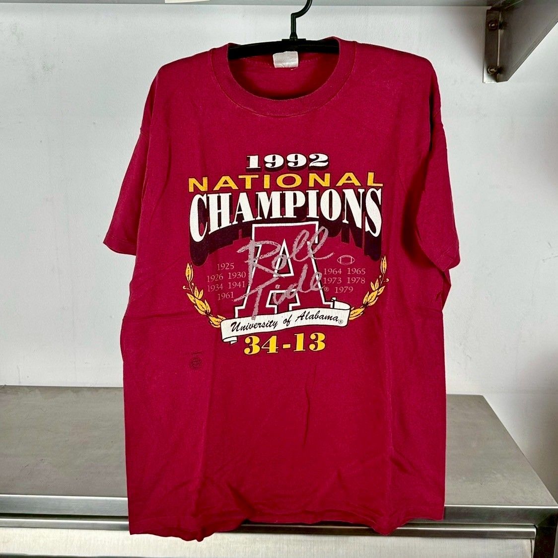 ​​​​​​​​Vintage 1993 Arkansas Razorbacks NCAA National Champions ​T-shirt
