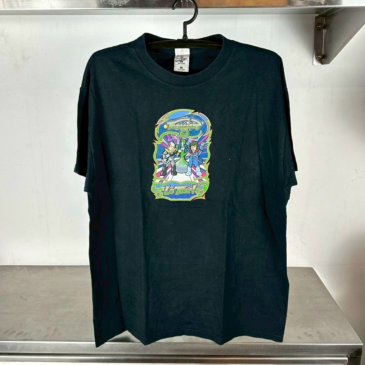 ​​​​​​​​​Vintage 2002 Tenacious D Le Tour! Jack Black Rock Duo T-shirt