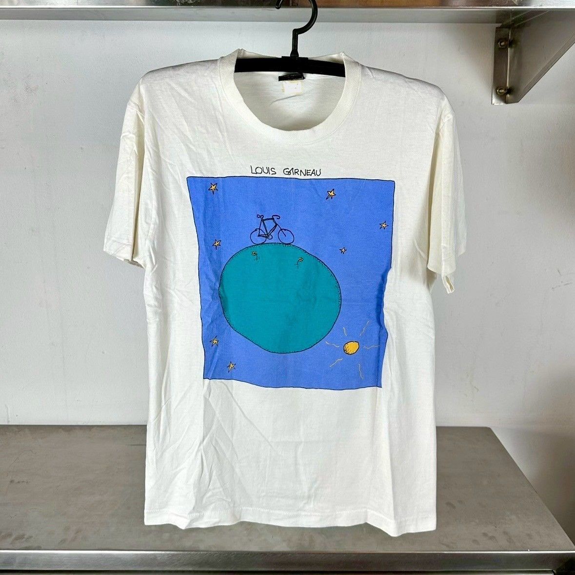 ​​​​​​​​​Vintage 90s Louis Garneau Bicycle Artwork T-shirt