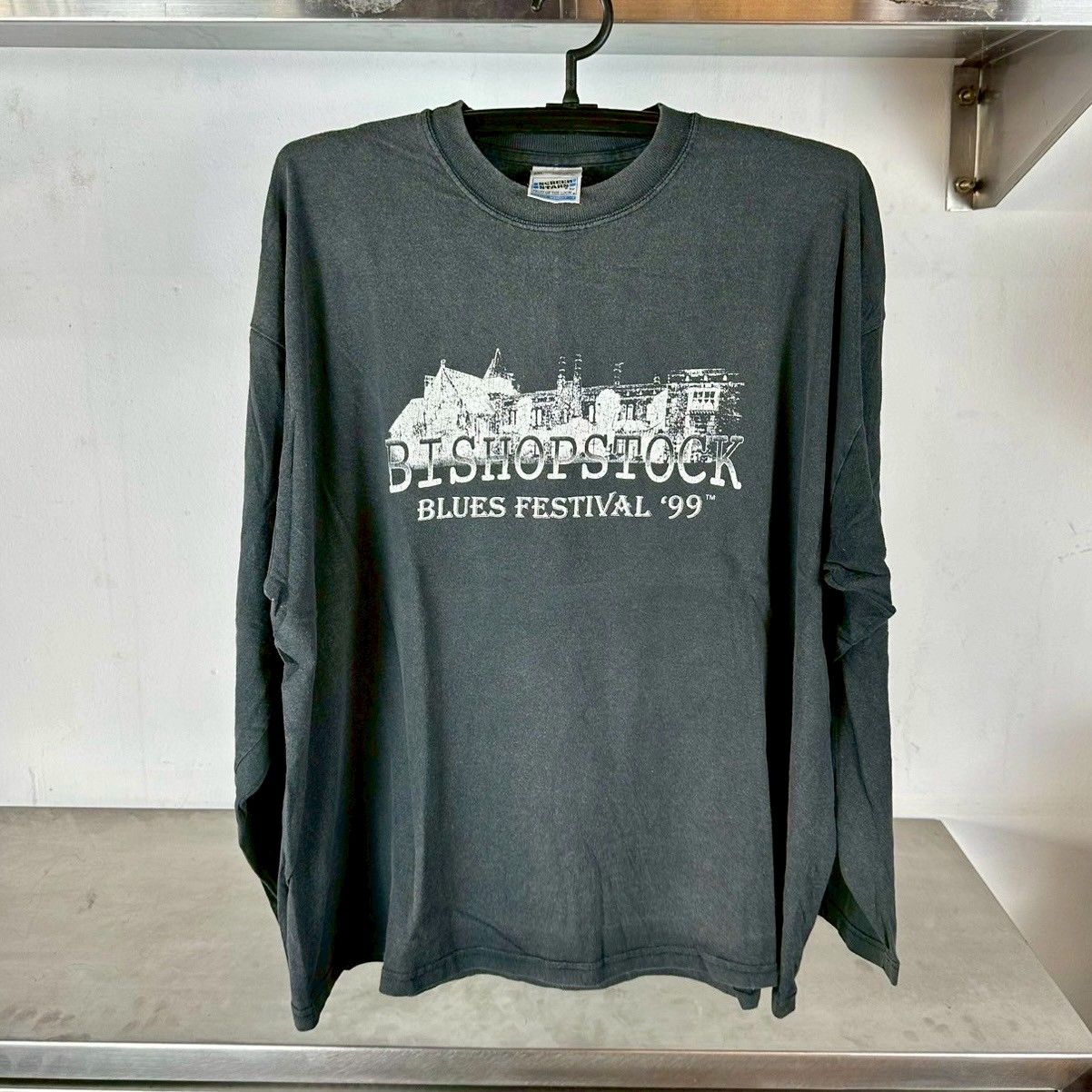 ​​​​​​​​Vintage 1999 Bishopstock Blues Festival Buddy Guy Lineup Promo Longsleeve T-shirt