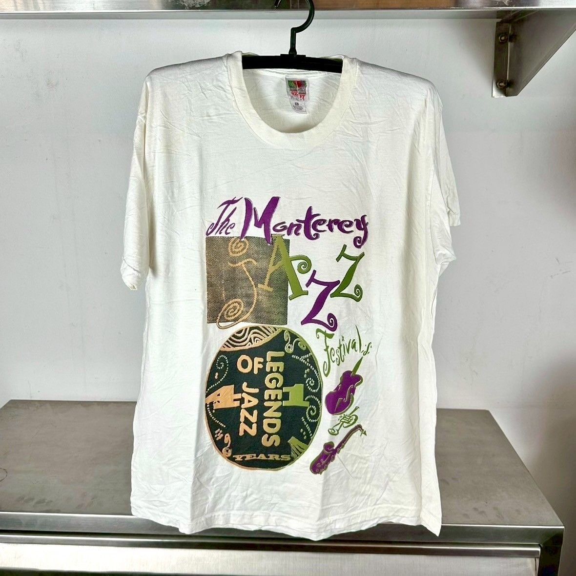 ​​​​​​​​​​Vintage 1998 Al Jarreau The Monterey Jazz Festival Lineup Promo T-shirt