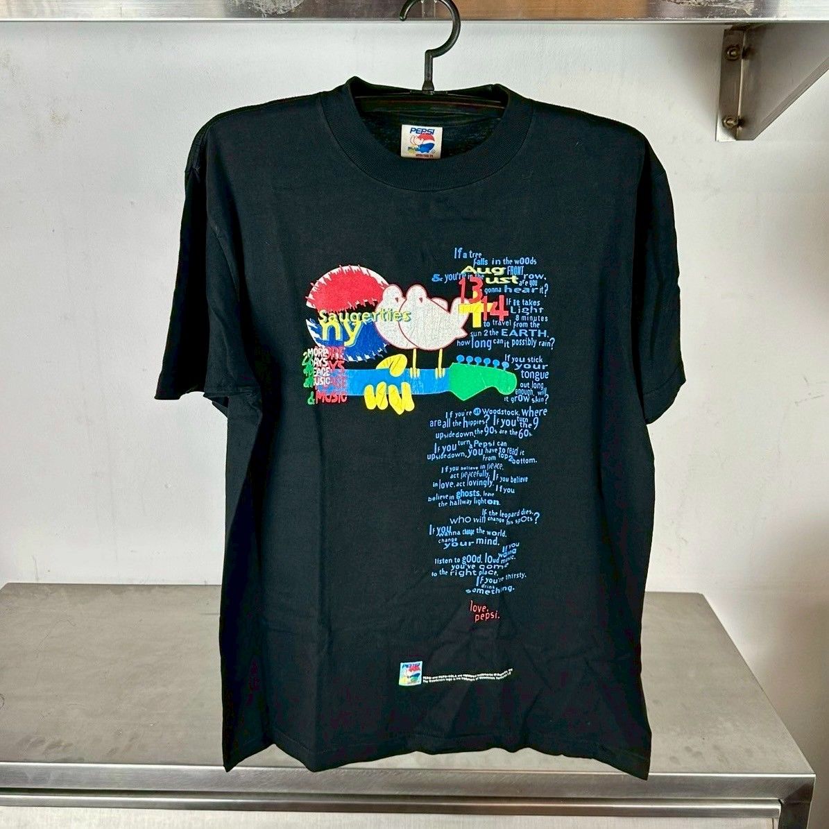 ​Vintage 1994 Woodstock Festival Pepsi Promo T-shirt