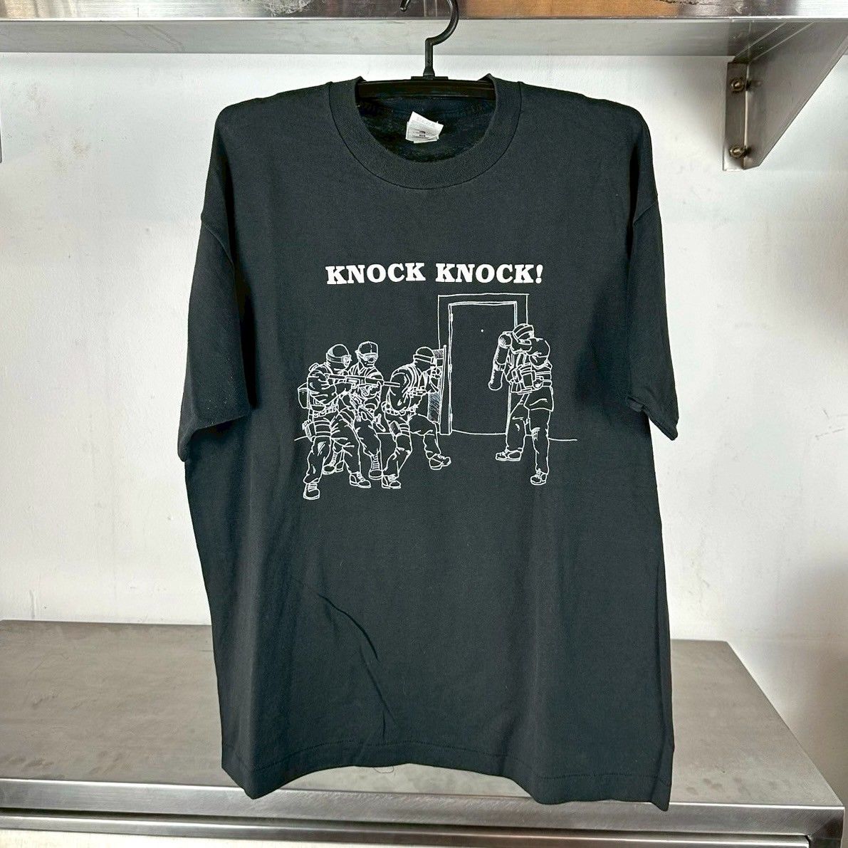 ​Vintage 90s Knock Knock Swat Team Artwork​ T-shirt